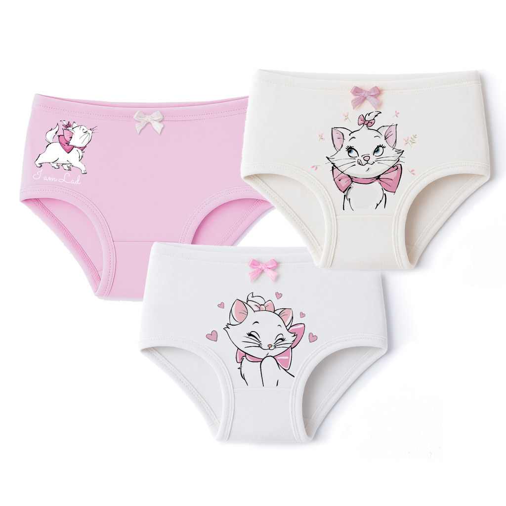 Kit 3 Calcinhas Infantis Estampadas Cotton Premium | Confortável e Delicada