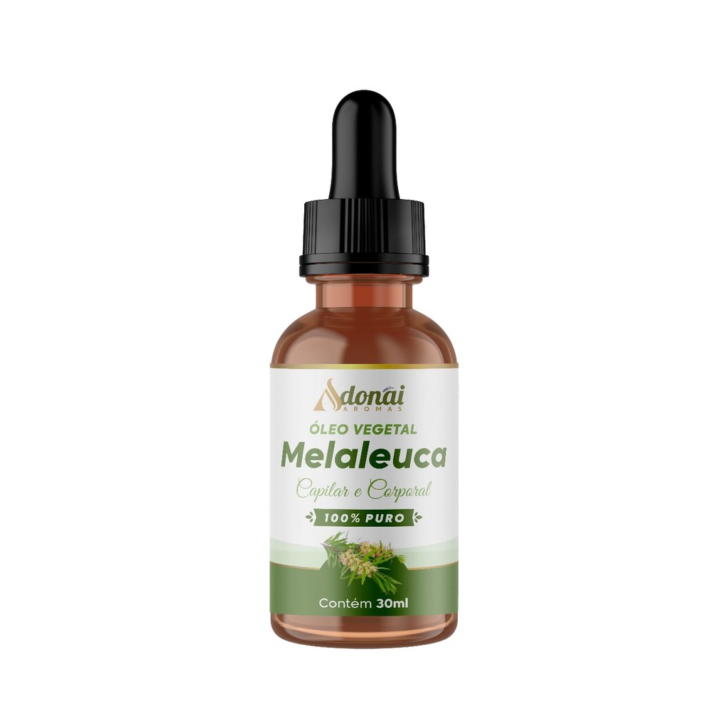 Óleo Vegetal Melaleuca 30ml Antiacne Antibacteriano Natural Controle de Oleosidade Pele