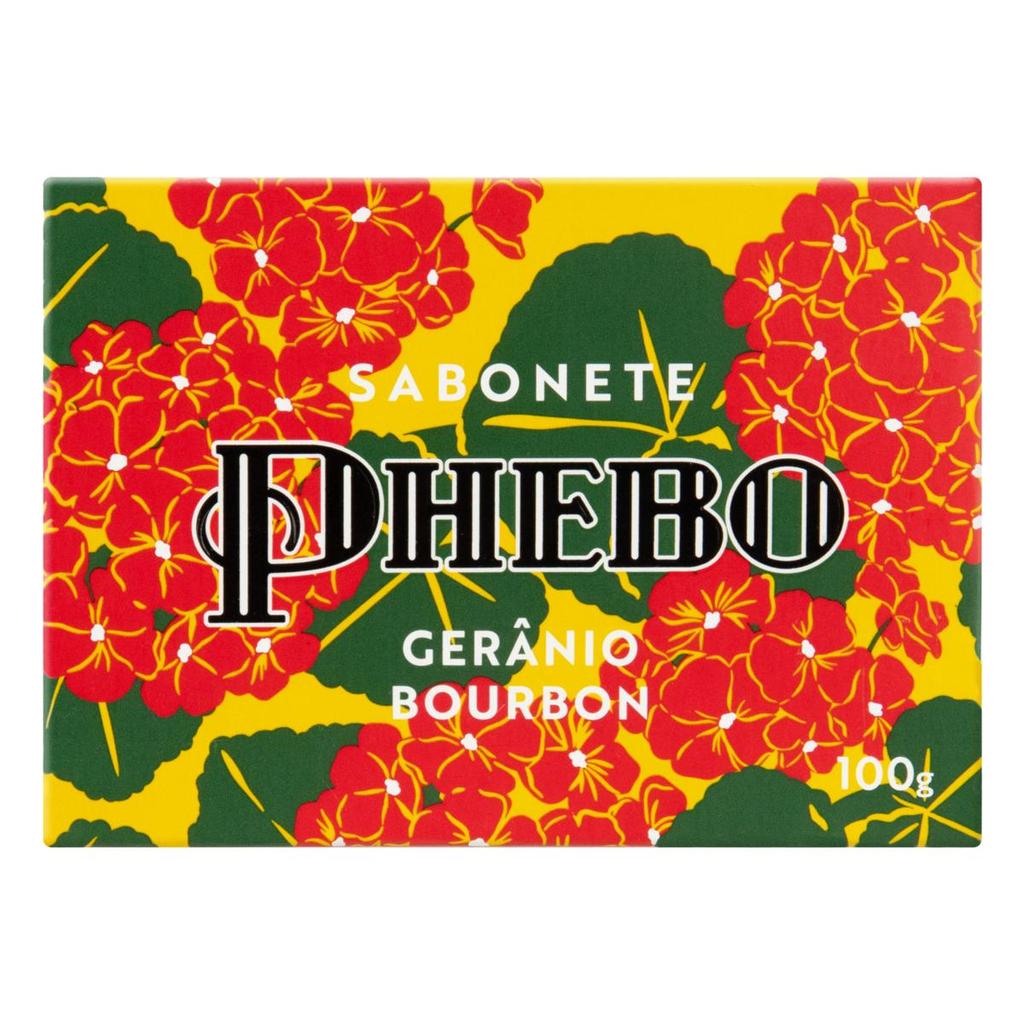 Sabonete Em Barra Phebo Gerânio Bourbon 100G em Oferta na Shopee