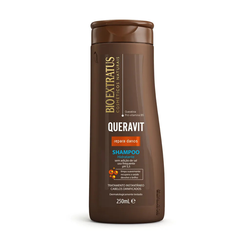 Shampoo Queravit  Hidratante 250mL Bio Extratus