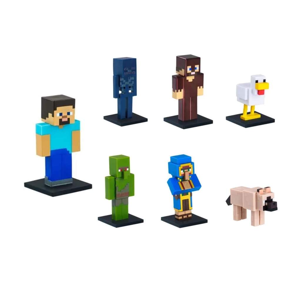 Boneco 3D Minecraft Série 2 Sortido e Unitário Multikids - BR2552