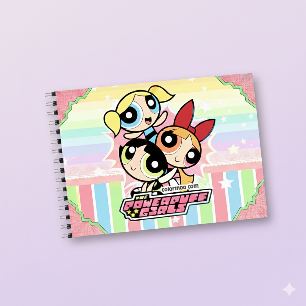 Colorir PODEROSAS | Capa Dura Livro com 50 Folhas Grossas + Canetinhas em Oferta na Shopee