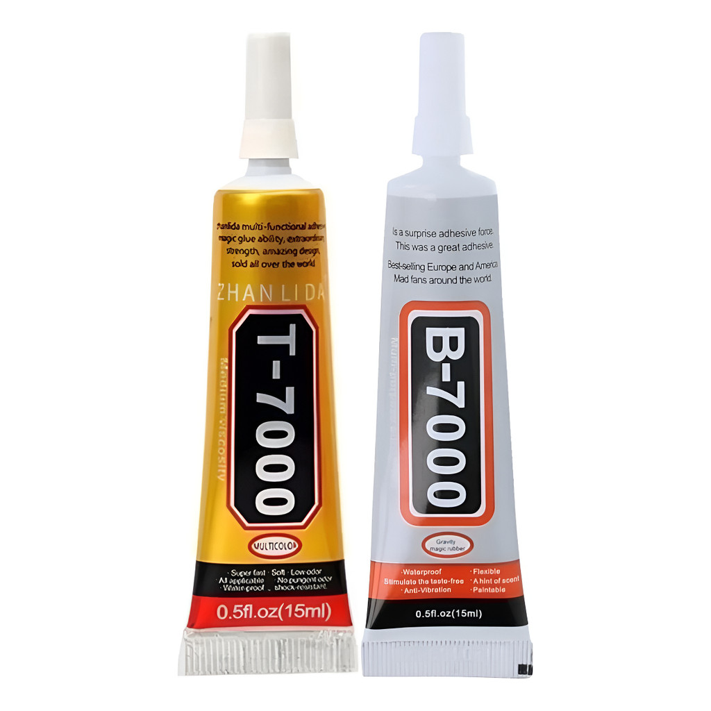 Kit 2un Cola Celular Tela Multiuso B7000 T7000 15ml Original