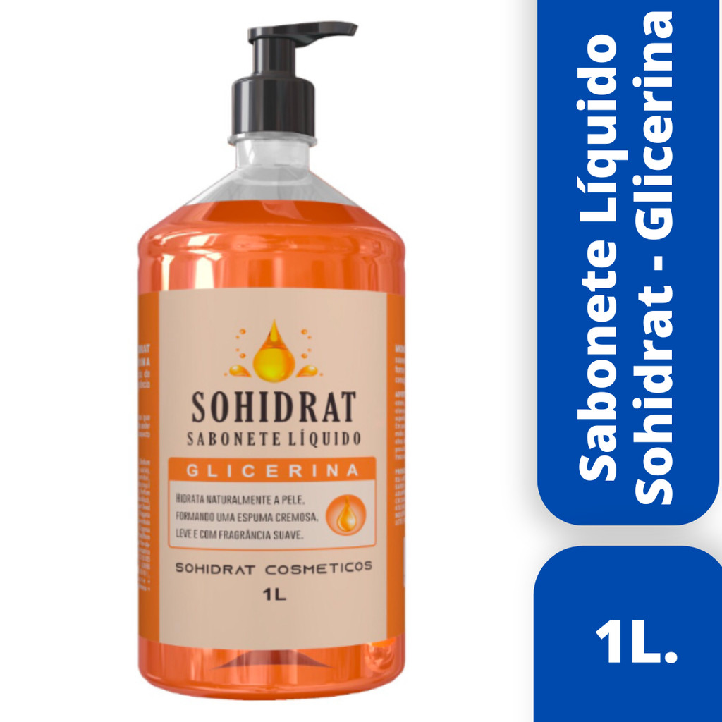 SABONETE LÍQUIDO SOHIDRAT 1Litro / 250ML