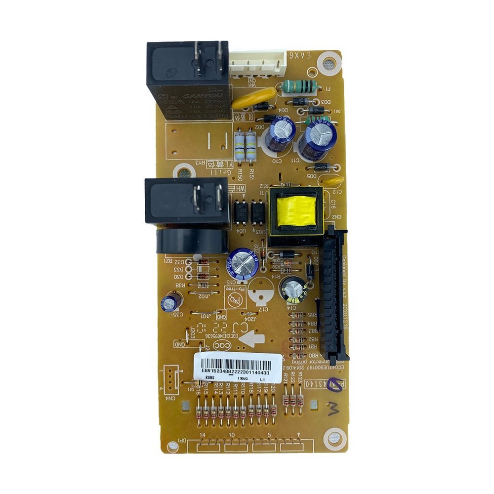 Placa display interface 110/220V EBR75234882 micro-ondas LG Único