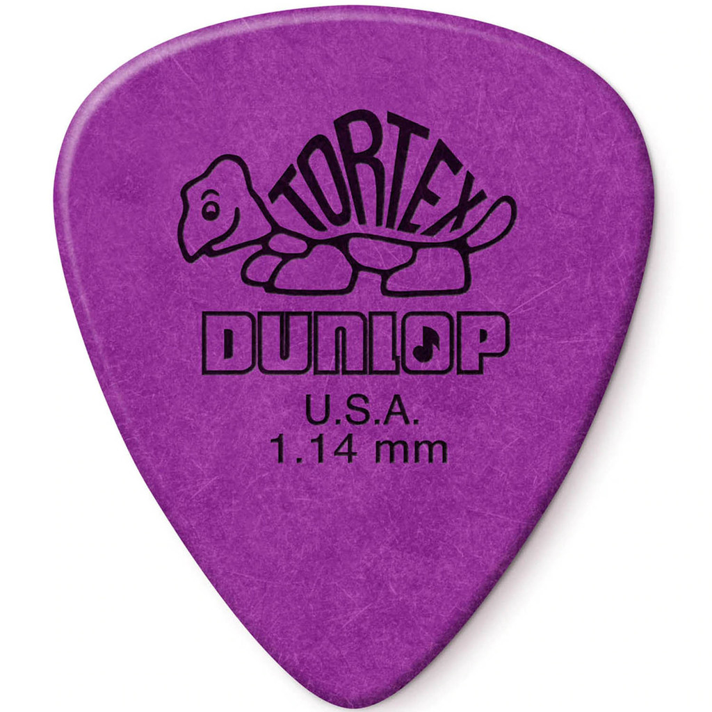 Palheta 1.14mm Roxa Violão Guitarra Tortex Dunlop 418R1.14 Cod. 1346 em Oferta na Shopee