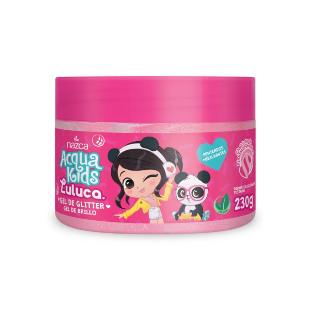 Gel Acqua Kids Luluca Gel Glitter 230g em Oferta na Shopee