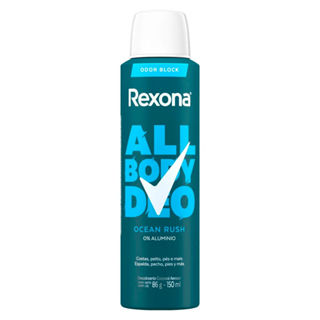 Desodorante Rexona Corporal All Body Deo Ocean Rush Aerossol 150ml em Oferta na Shopee
