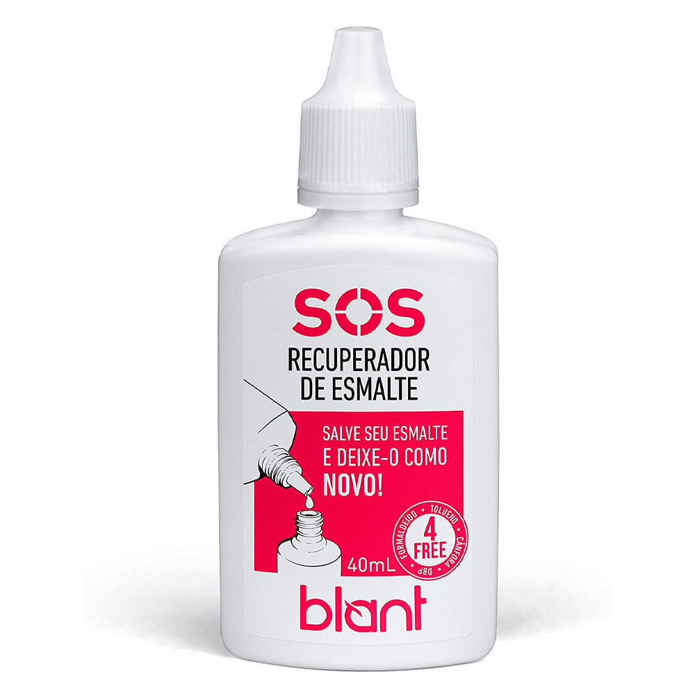 Recuperador De Esmaltes SOS Blant 40ml em Oferta na Shopee