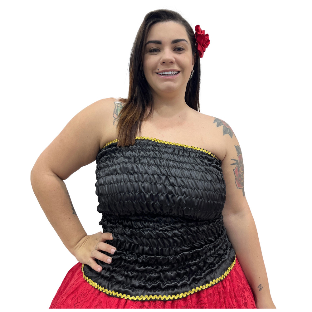 Blusa Pombagira Cigana Tomara Que Caia Umbanda Candomblé