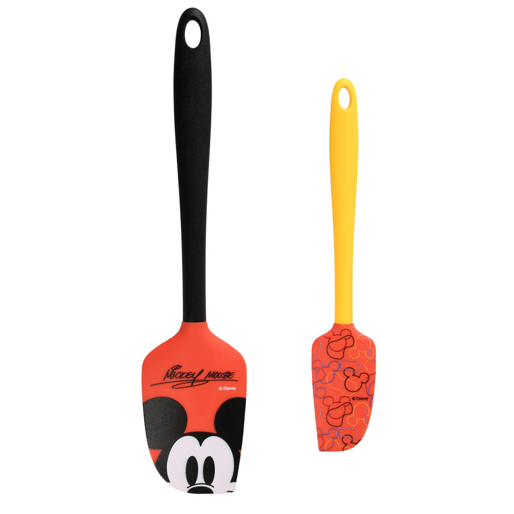 Conjunto 2 Espatulas Silicone CV245169 Mickey em Oferta na Shopee