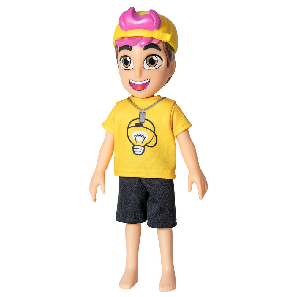 Boneco Leozin Dos Rosas Novabrink em Oferta na Shopee