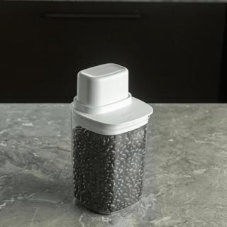 Pote Hermético Para Mantimentos com Medidor Ou Quadrado 1L Linha Drop em Oferta na Shopee