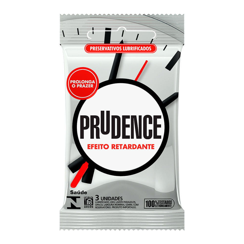 Preservativo Prudence Efeito Retardante 3 Unidades em Oferta na Shopee