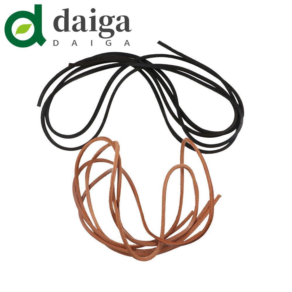 DAIGA Cadarços De Couro Cordas 100CM Acessórios Para Sapatos Unissex Colorful Shoestring