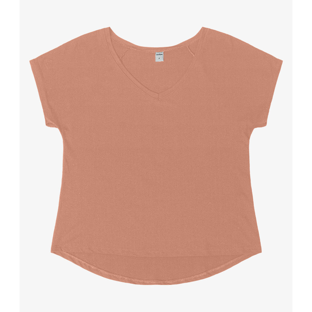 Blusa Feminina Viscotorcion Rovitex Marrom em Oferta na Shopee