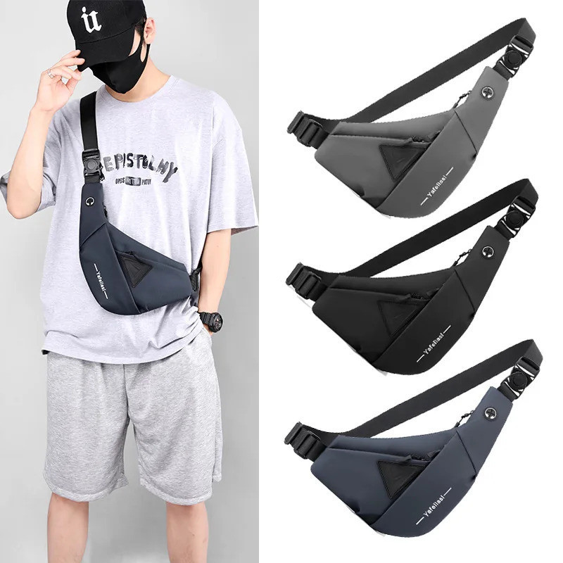 Bolsa de Peito Sling Pequena Bolsa de Ombro Bolsa Mensageiro para Marido Bolsa de Viagem Mini para Meninos Bolsas Transv