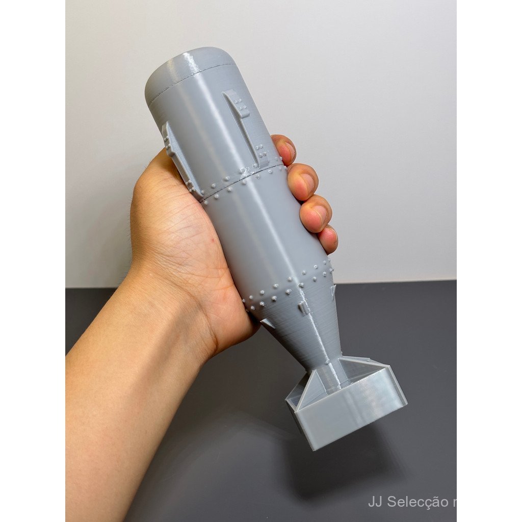 Caixa de armazenamento, caixa de comprimidos para menino, impressão de modelo 3D, modelo de simulação, bomba nuclear, po