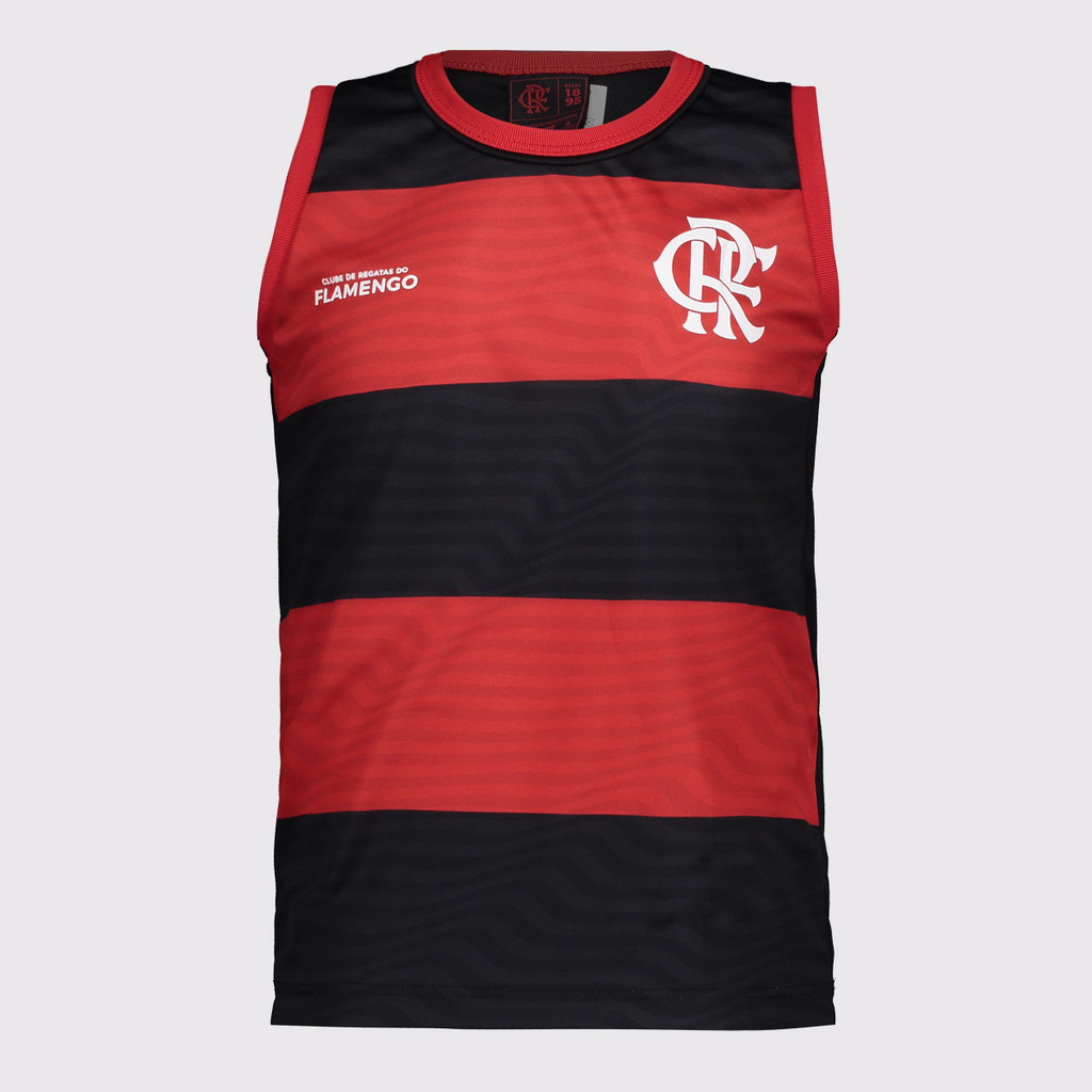 Regata Flamengo Presença Infantil Listrada