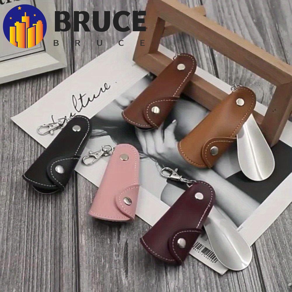 Calçadeira Dobrável BRUCE , Auxílio Para Desgaste De Sapato De Aço Inoxidável De Couro , Levantador Sem Dobrar Portátil