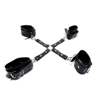 Arreio Harness Algema Pé E Mão Sado Sex Shop em Oferta na Shopee