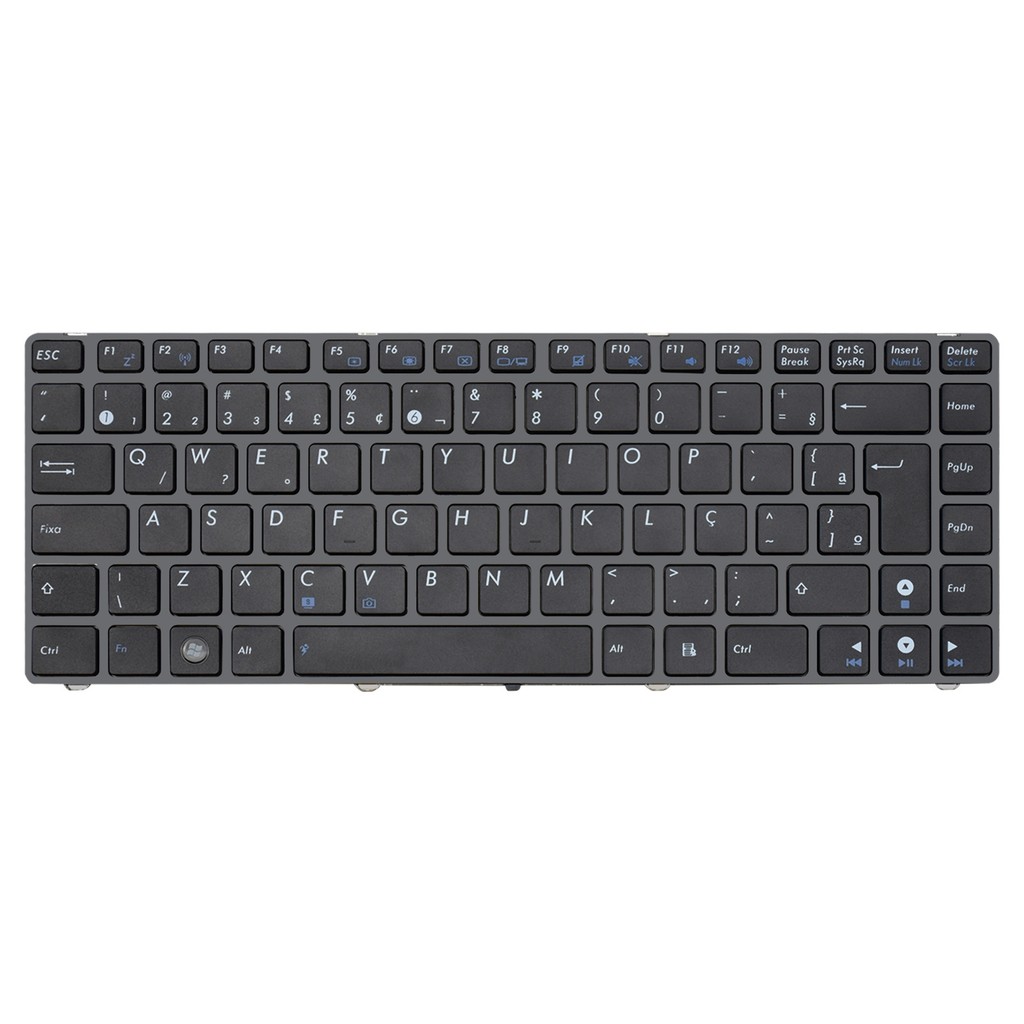 Teclado para Notebook Asus A Series A43E Com Moldura