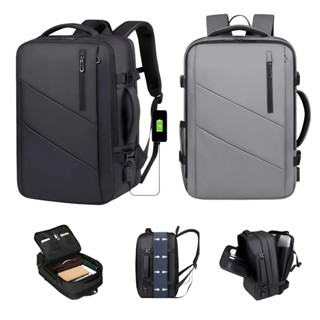 Mochila de Viagem Expansível Impermeável, Mala de Mão para Avião em Oferta na Shopee