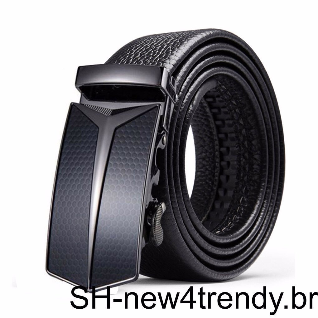 Cinto de couro genuíno estilo vintage, textura rica, disponível em várias cores, metal polido e galvanizado.