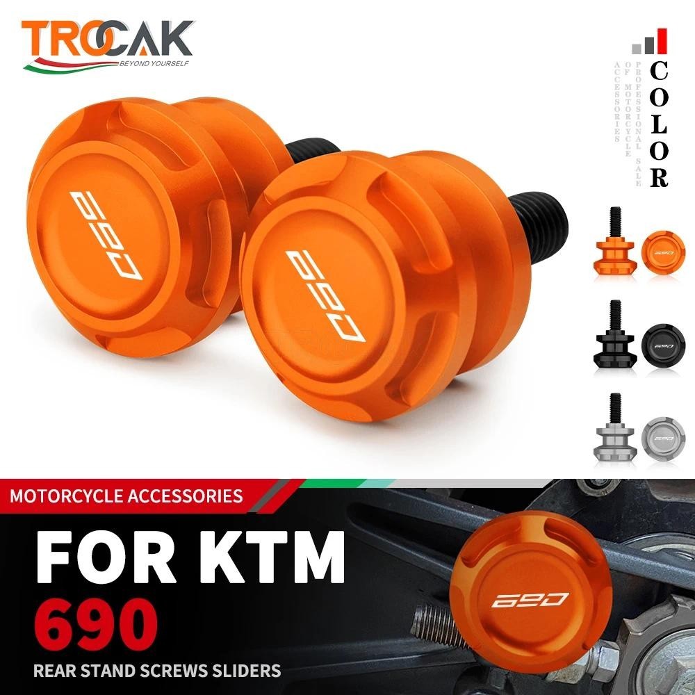 Para KTM 690 SMC Du-ke 690SMC R 690Du-2009-2024 Enduro Supermoto Motocicleta CNC Carretéis De Braço Oscilante Suporte Pa