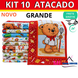 Pano De Prato COPA GRANDE Atoalhado Premium 10 Peças OFERTA  RELAMPAGO em Oferta na Shopee