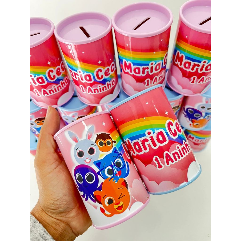 30 Cofrinhos Personalizados - Festa Infantil, Aniversários, Chá revelação, Lembrancinhas Fazemos todos os Temas