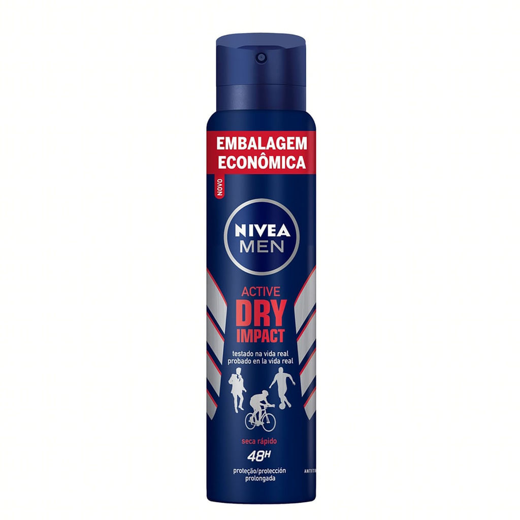 Desodorante Nivea Aero Dry Impact Men Aero 200ml em Oferta na Shopee