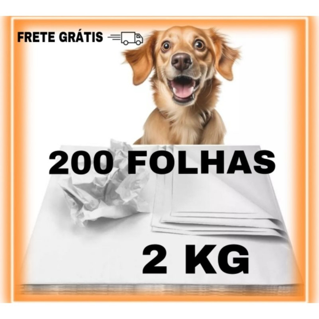 Jornal Pet  2KG, Tapete Pet Biodegradável FOLHAS GRANDES 50X70 sem Impressão Promoção ENVIO IMEDIATO em Oferta na Shopee