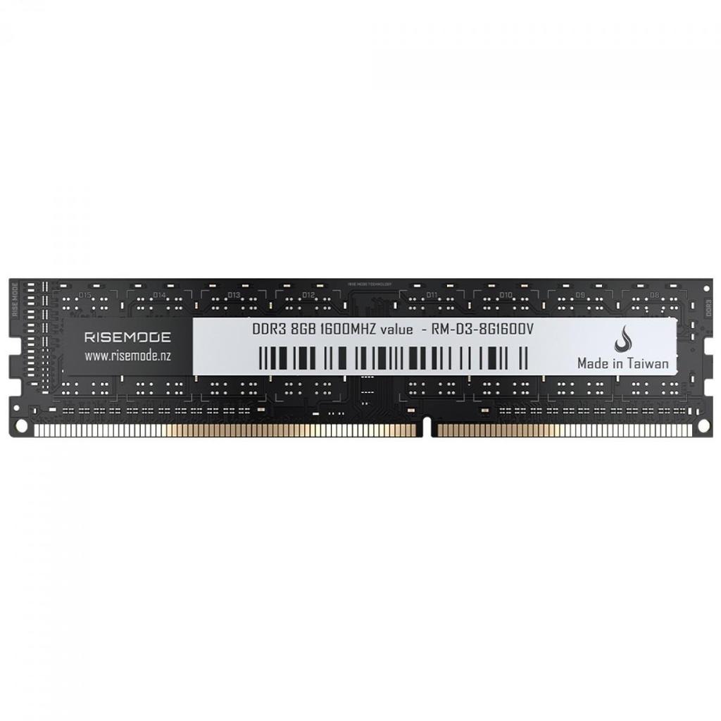 Memória DDR3 Rise Mode Value, 8GB, 1600MHz, RM-D3-8G1600V Memória DDR3 Rise Mode Value, 8GB, 1600MHz, RM-D3-8G1600V