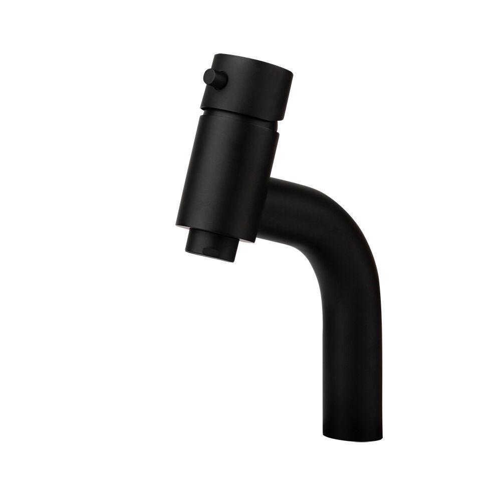 Torneira Misturador Monocomando para Banheiro de Mesa Bica Baixa 1/2" Sisu Preto Addra