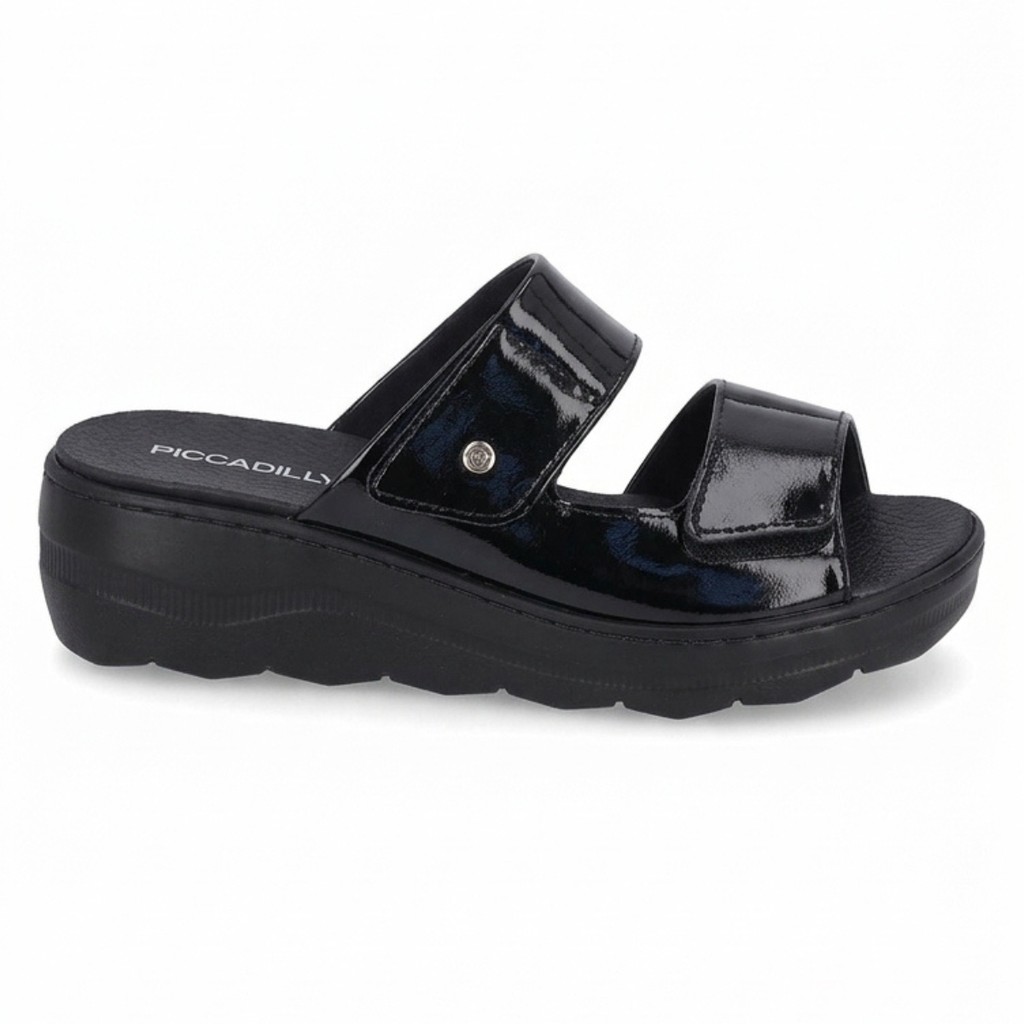 Sandália Feminina Piccadilly Tamanco Spa Anabela Médio Original 568063
