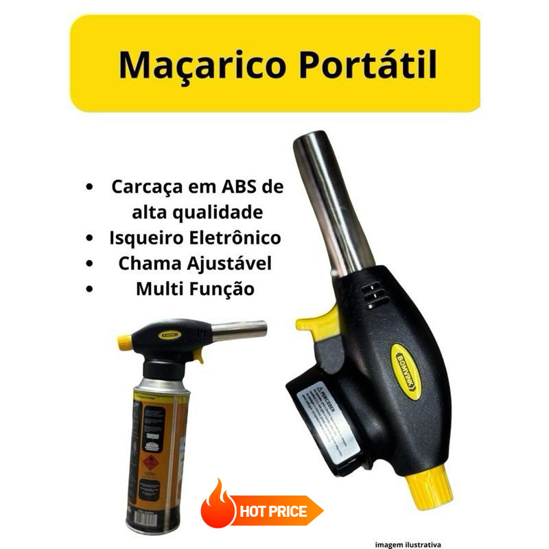 KIT Maçarico Profissional 1300 graus, Envio Imediato!