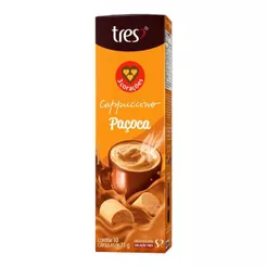 Capsula de Café Expresso 3 Corações Cappuccino Paçoca 10 UN