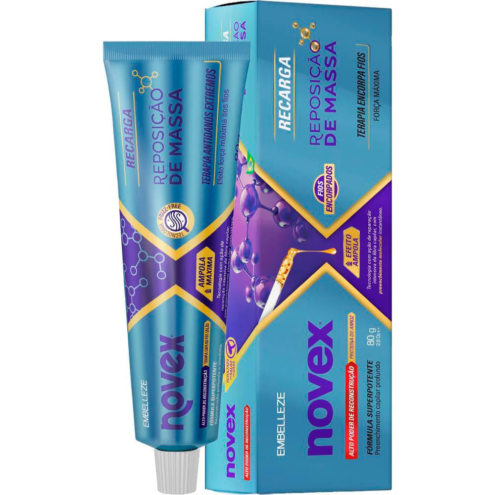 Máscara De Hidratação Novex Recarga Reposição De Massa em Oferta na Shopee