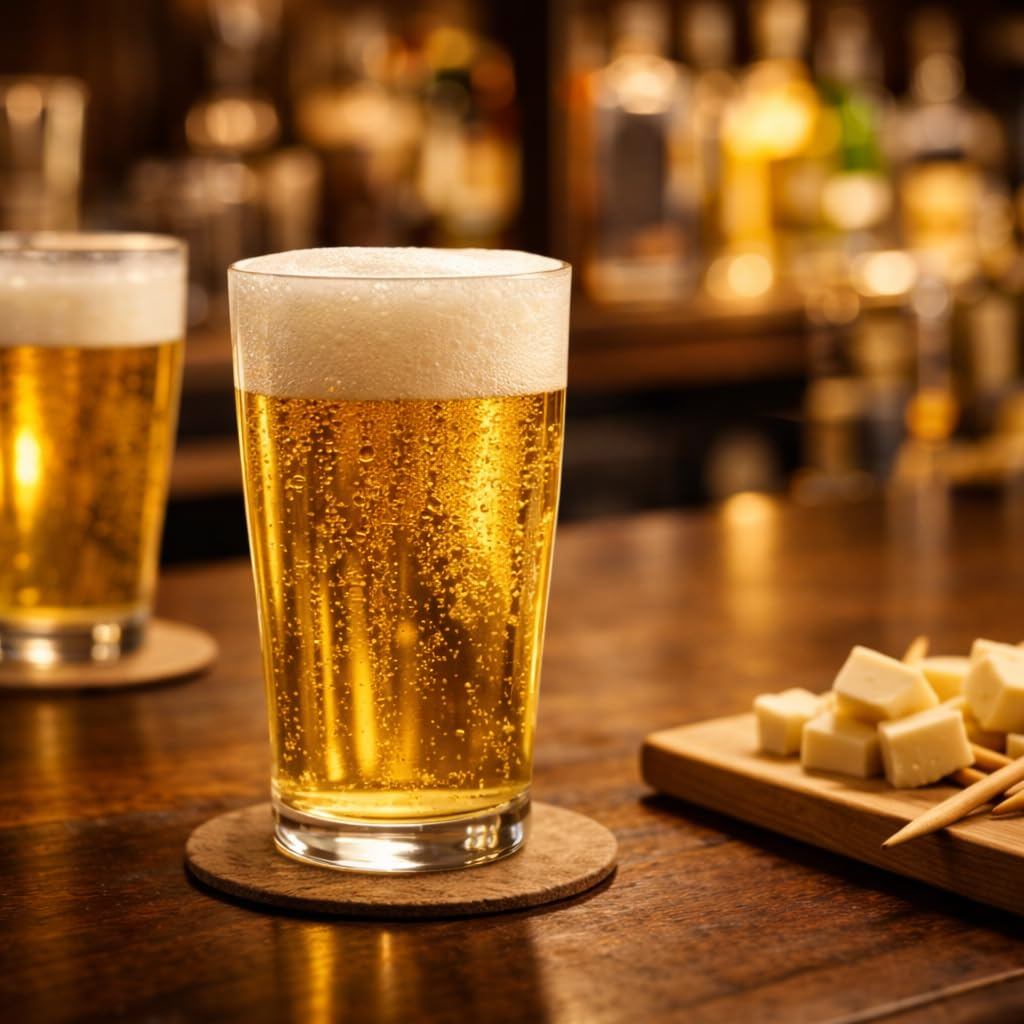 Kit 24 Copos de Vidro 300ml Transparente Resistente para Cerveja Chopp Bar Restaurante
