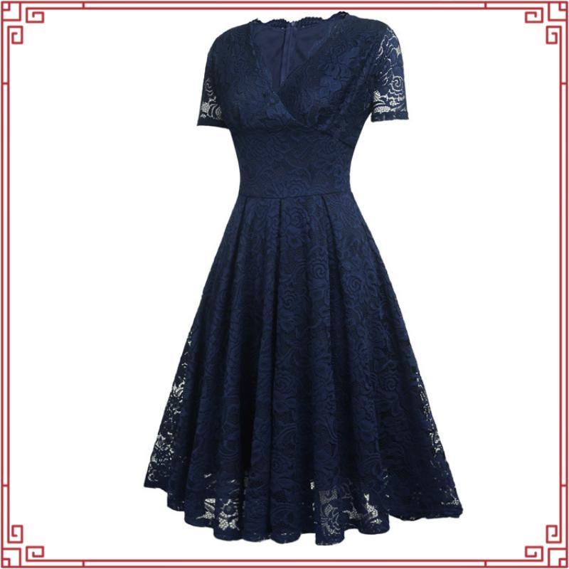 Vestido Feminino de Festa Longo Acinturado Mangas Curta Forrado Luxo e Glamour