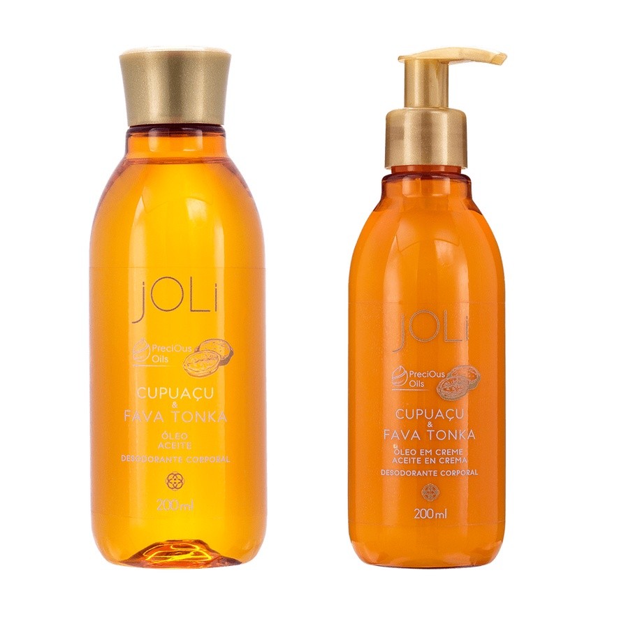 Kit Óleo em creme Joli Cupuaçu + Óleo Corporal Desodorante HINODE