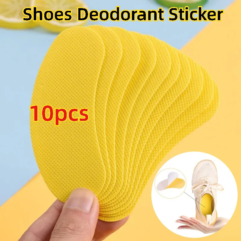 10 Pçs Sapatos Desodorante Adesivo Pé Odor Desodorantes Tênis Cheiro Fresco Palmilha Esterilização