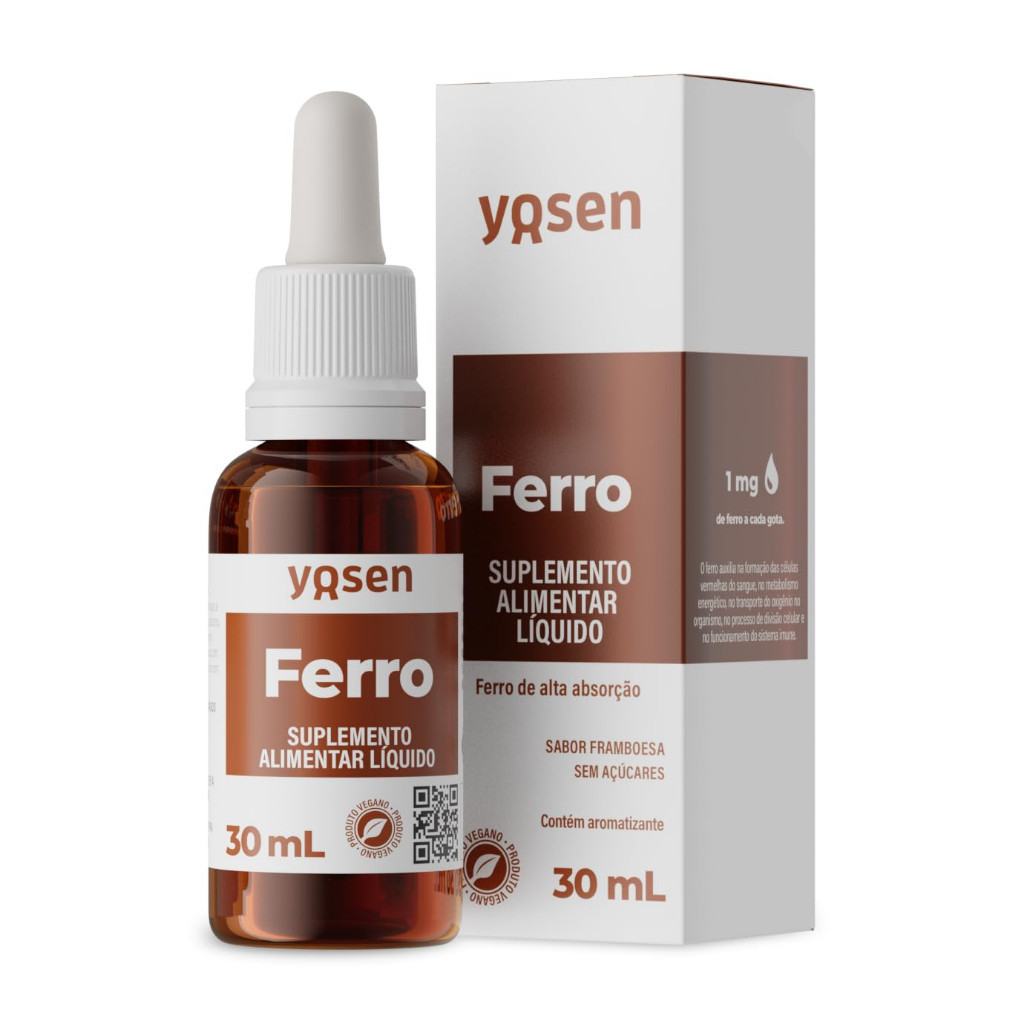 Ferro Ydrosolv - Yosen - 30ml  - Sabor Framboesa
