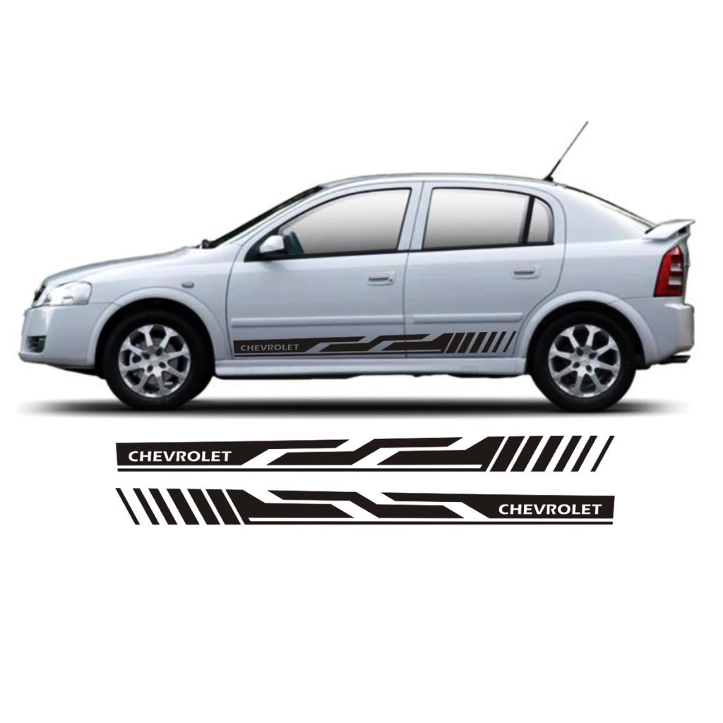 Adesivo Lateral Para Chevrolet Astra Acessórios CH1 Fita Colante Faixa Adesiva