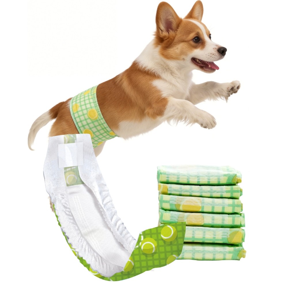 Newpet Fralda Pet Descartável Higiênica Para Macho 12 Un（P/M/G/GG)