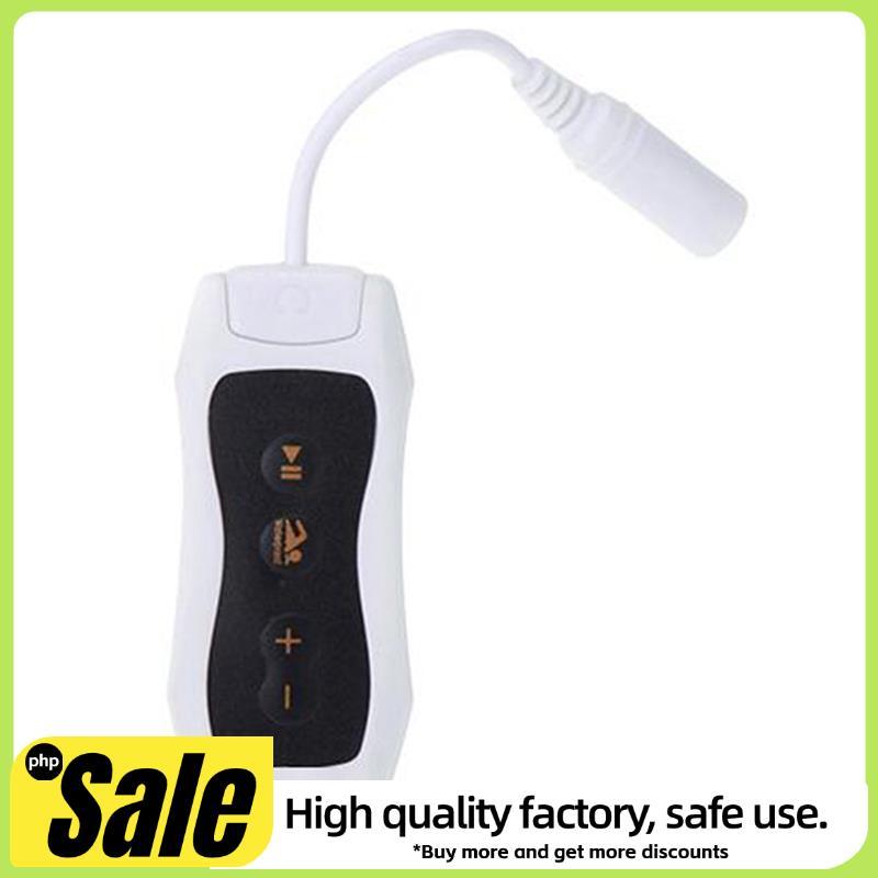 Rádio FM IPX8 À Prova D'água MP3 Reprodutor De Música Natação Mergulho Fone De Ouvido Esporte Estéreo MP3 , 4g Branco