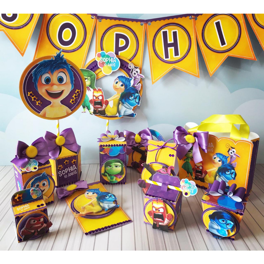 Caixinhas personalizadas, milk, cone e sushi, lembrancinhas, decoração Kit de festa aniversário divertidamente