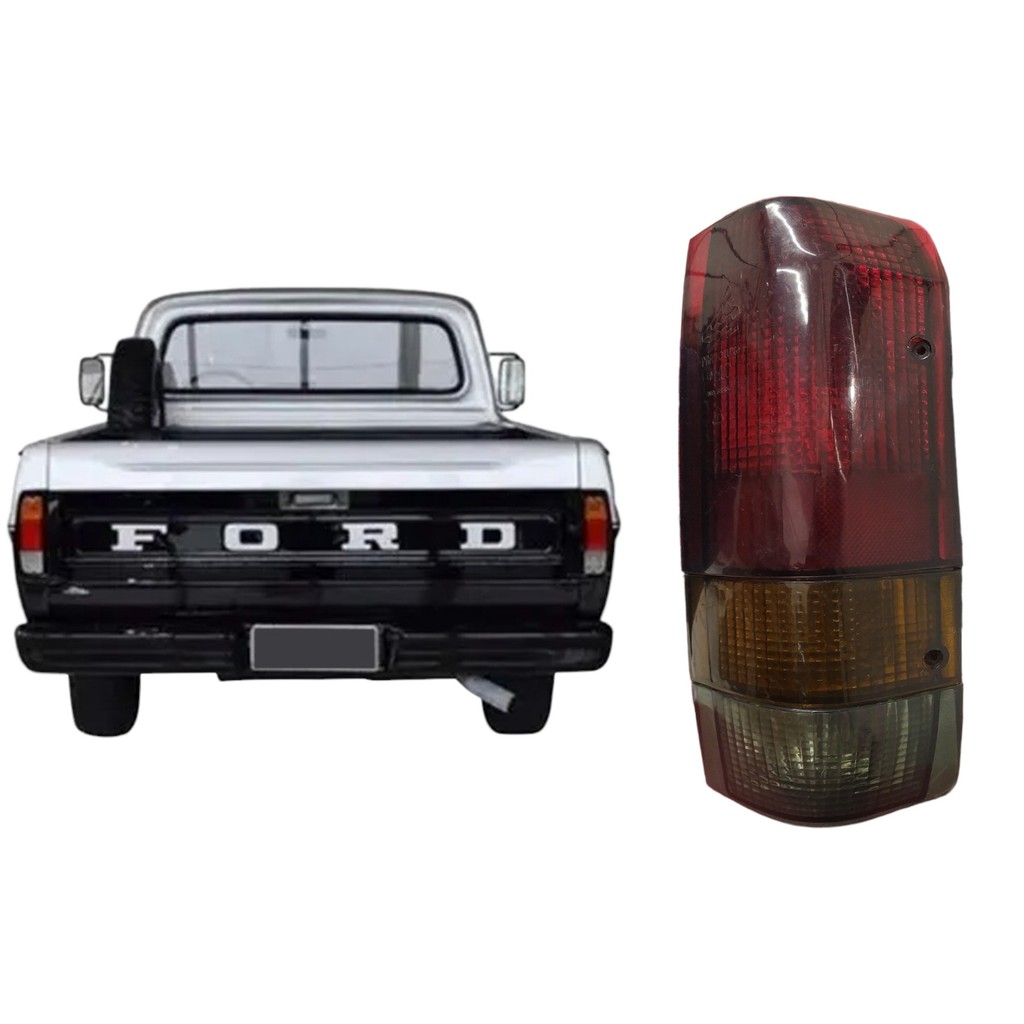 Lanterna Tras L/d Ford F1000 1992 A 1997 Paralelo Fume Direito Fumê