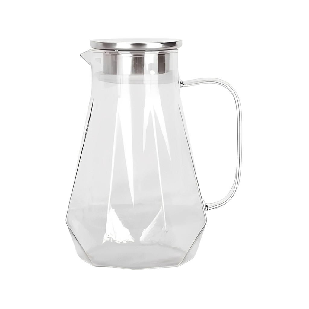 Jarra De Vidro Com Tampa 1,6 Litros Cristal Original Line Boro